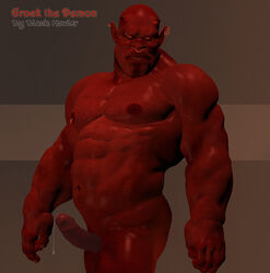 3d black_howler demon male male_only orc orc_male solo solo_male