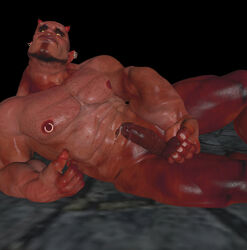 3d black_howler demon male male_only orc orc_male solo solo_male