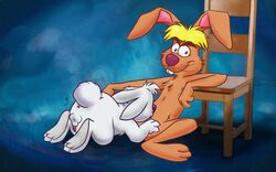 alice_in_wonderland alice_in_wonderland_(1951_film) balls disney gay male_only march_hare_(disney) penis rooshoes tagme testicles white_rabbit_(disney)