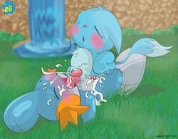 crossover kacheek mudkip neopets pokemon pokemon_(species)