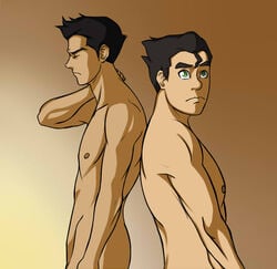 2boys avatar_legends bolin brothers mako male male_only multiple_boys multiple_males parcheesy smooth_skin teen_boy the_legend_of_korra uncensored