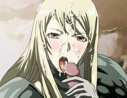 blush censored claymore cum galatea_(claymore) oral_sex tagme