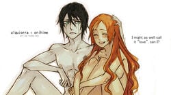 1boy 1girls arrancar bleach cute espada female inoue_orihime male rusky tagme ulquiorra_cifer