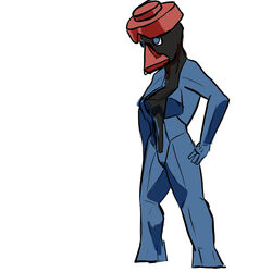 anthro colored female female_only nude pokémon_(species) pokemon pokemon_(species) pokemon_dppt probopass solo standing tagme