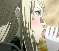 blush censored claymore galatea_(claymore) oral_sex penis tagme