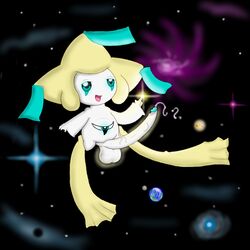 color cum feral flying jirachi male male_only nude penis pfh pokemon pokemon_(species) solo tagme testicles