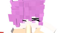 1boy 1girls 3d artist_request big_breasts big_penis blowjob blush completely_nude completely_nude_female mine-imator minecraft mizuki_(mymizukid) naked penis pink_ears pink_eyes pink_hair pussy pussy_juice sex tagme