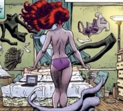 female jean_grey karen_grant marvel marvel_comics marvel_girl naked nude official_art panties phoenix_(x-men) ultimate_jean_grey ultimate_marvel ultimate_x-men underwear x-men