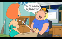 chris_griffin family_guy feet female foot_fetish footjob human incest lois_griffin loisgriffinaddict male straight