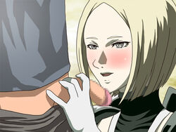 1male blush censored claymore clothing helen_(claymore) mosaic_censoring penis tagme