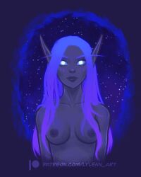 elf elf_female female lylenn nude rendorei void_elf warcraft world_of_warcraft wow