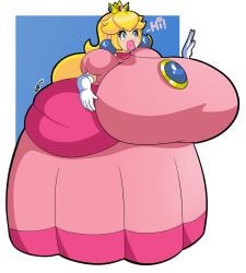 ass_bigger_than_head bimbo bimbo_lips breasts_bigger_than_head clothed dumptruck_ass female female_only huge_ass huge_breasts huge_lips hyper_ass hyper_breasts mario_(series) nintendo princess_peach unknownrez