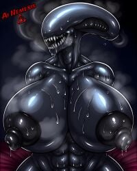 1female 1girls 2020s 2024 2d abs absurd_res absurd_resolution absurdres ai_generated ainemesis alien alien_(franchise) alien_girl alien_humanoid aliens_dark_descent big_nipples black-skinned_female black_body black_skin breasts completely_naked completely_nude curvaceous curvaceous_figure curvy_body curvy_female curvy_figure dangerous dead_by_daylight drone_xenomorph drooling erect_nipples female female_xenomorph front_view high_res high_resolution highres hourglass_figure huge_breasts huge_nipples humanoid humanoid_genitalia large_breasts leaking_nipples logo monster monster_girl monster_girl_(genre) musky naked naked_female navel navel_line nipples no_eyes not_furry not_furry_focus nude nude_female open_mouth portrait presenting presenting_breasts puffy_nipples seductive self_upload sharp_teeth shiny shiny_skin showing_off six_pack smiling smiling_at_viewer steam steaming_body steaming_breath steamy_breath sweat sweatdrop sweatdrops sweaty sweaty_body teeth voluptuous voluptuous_female watermark wet wet_skin xenomorph