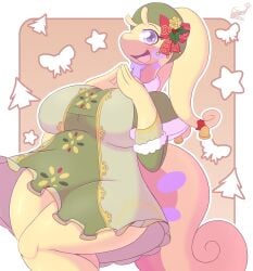 big_breasts breasts goodra pokémon_(species) pokemon pokemon_(species) shiny_pokemon snackbunnii thick_thighs wide_hips