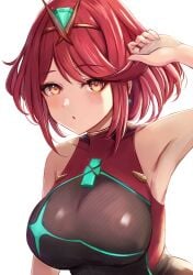 pyra from xenoblade (series) by leonmandala