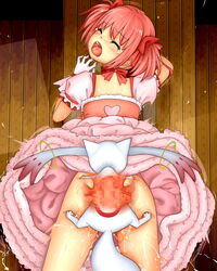 female human kyuubee madoka_kaname mahou_shoujo_madoka_magica