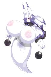 big_breasts bimbo bimbofied breasts btclbtcl disgaea disgaea_d2 edit edited gigantic_breasts huge_breasts hyper_breasts lactating lactation large_breasts monster_girl nippon_ichi_software nude_filter rainier_(disgaea) sea_angel_(disgaea)