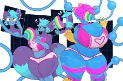 1girls ass_expansion big_breasts body_expansion boob_window booty_shorts breast_expansion breasts coffilatte_(artist) curious dat_ass deltarune enormous_breasts fat_ass female female_only fluffy_tail gigantic_breasts heart huge_breasts large_ass large_breasts massive_ass massive_breasts panels plum_the_red_panda species_transformation stomach_expansion suprised thick_thighs thighs thong thunder_thighs transformation werewire