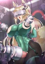 1futa ahe_gao animal_ears arm_behind_back artificial_vagina big_breasts black_pantyhose blindfold blindfolded blonde_hair bondage breast_milking breast_milking_machine breasts cable censored clothed clothing covered_navel erection fox_ears fox_girl fox_tail futa_only futanari futasub green_leotard head-mounted_display hi_res highres huge_breasts huge_cock humanoid kemonomimi lactation large_breasts leotard light-skinned_futanari light_skin long_hair machine masturbation milking milking_machine mind_control mosaic_censoring mostly_clothed nandz nipples open_mouth orgasm original pantyhose penis penis_milking penis_milking_machine restrained skin_tight solo standing stationary_restraints tail tongue tongue_out torn_clothes torn_leotard virtual_reality vr_headset