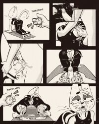 absurd_res anal anthro ass black_and_white bodily_fluids bottomwear choker clock clothed clothing comic cum cum_drip cum_in_ass cum_in_mouth cum_inside cum_on_butt cum_on_face cum_on_feet cum_on_ground cum_on_penis cum_on_tongue domestic_cat dripping duo ejaculation erection excessive_cum excessive_genital_fluids eyelashes feet felid feline felis female female_penetrated genital_fluids genitals half-closed_eyes halftone hi_res huge_filesize humanoid_genitalia humanoid_penis jewelry leaking_cum male male/female male_penetrating male_penetrating_female mammal meme monochrome narrowed_eyes necklace nude one_page_comic open_mouth oral original_character pants penetration penis pussy sex sexylinguini simple_background solo_focus stirrup_legwear stopwatch tail time_stop tongue tongue_out torn_clothing until_it_snaps watch whiskers yoga yoga_mat yoga_pants