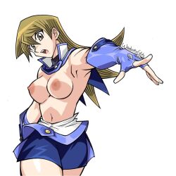 alexis_rhodes asuka_tenjoin edit edited_screencap female female_only nude_filter topless yu-gi-oh! yu-gi-oh!_gx yugioh_gx