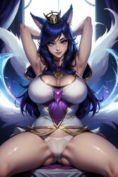 ahri ai_eyes ai_generated k/da_ahri league_of_legends sexy_waifus tagme