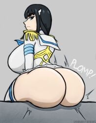 1girls 2022 artist_name ass ass_focus bangs big_ass big_breasts big_butt biggy_deez black_hair blue_eyes bottom_heavy breasts bubble_butt butt clothed clothed_female dat_ass dumptruck_ass female female_only huge_ass huge_breasts huge_butt junketsu kill_la_kill kiryuuin_satsuki large_ass large_breasts light-skinned_female light_skin long_hair looking_back plump_ass sitting solo solo_female sound_effects thick_ass thick_thighs thighhighs thighs