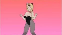 animated artist_request cat_ears female jiraiya large_breasts leotard naruto naruto_(series) sad_cat_dance tagme tsunade video