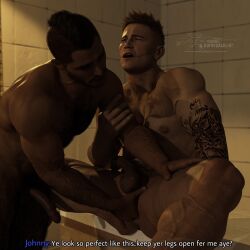 3d activision blonde_hair blue_eyes brown_hair call_of_duty call_of_duty_modern_warfare_2_(2022) damys_atelier dialogue fingering first_post_of_artist gay gay_anal gay_fingering gay_sex ghost_(modern_warfare_2) infinity_ward john_mactavish light-skinned_male light_skin male/male male_focus male_only male_penetrated male_penetrating male_penetrating_male male_pov masculine_bottom muscular muscular_male scar_on_face simon_riley soap_(modern_warfare_2) unmasked yaoi