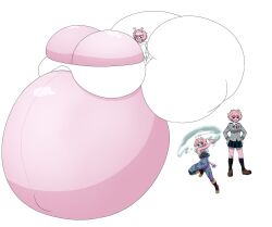 1girls ass_bigger_than_head belly belly_bigger_than_body big_ass big_belly big_breasts breasts breasts_bigger_than_head bubble_butt fat huge_ass huge_breasts hyper_breasts hyper_pregnancy mina_ashido my_hero_academia pink_skin pregnant solo solo_female thick_thighs user3345 wide_hips wip