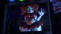 1girls 3d 3d_(artwork) 3d_model baby_(fnafsl) big_breasts breasts chickenchicalover circus_baby circus_baby_(cosmic_trance) circus_baby_(fnaf) clown clown_girl cosmic_trance female female_focus female_only five_nights_at_freddy's five_nights_at_freddy's:_sister_location fnaf green_eyes orange_hair red_clothing red_lipstick robot robot_girl scottgames short_skirt sister_location skirt solo solo_focus white_skin