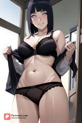 ai_generated big_ass big_breasts big_butt black_bra black_panties boruto:_naruto_next_generations boruto:_two_blue_vortex bra curvy hentaicelestial hinata_hyuuga huge_ass huge_breasts hyuuga_hinata large_ass large_breasts mature_female mommy mother naruto naruto:_the_last naruto_(series) naruto_shippuden ninja panties short_hair thick thick_ass thick_thighs underwear white_eyes