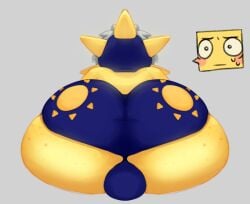 1boy ass backsack balls big_ass big_butt black_eyes butt fat_ass fat_butt femboy fortnite girly huge_ass huge_butt machinesymmetry male male_only solo sunspot_(fortnite) sweat sweating thick_ass thick_butt topless underwear underwear_only yellow_skin