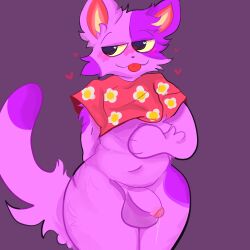 animal_crossing anthro ass balls big_butt big_penis bob_(animal_crossing) bodily_fluids chubby_male cum felid feline genital_fluids genitals hi_res male mammal nintendo penis pudgy_belly slightly_chubby solo solo_focus squishygator thick_thighs