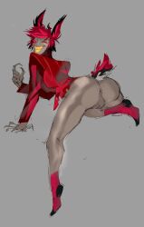 alastor (hazbin hotel) from hazbin hotel by homunculus54