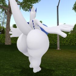 big_ass big_breasts breasts bubble_butt female ferialexonar game_freak huge_ass legendary_pokémon lugia nintendo pokemon pokemon_(species) tagme thick_thighs wide_hips