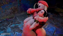 1futa 1girls 3d anal animated asian asian_female ass beret blonde_hair boots breasts cammy_white chun-li clothed_futanari_nude_female cum cum_in_ass cum_inside cum_through cumflation double_bun excessive_cum facial_scar female futa_on_female futanari gauntlets head_lock high_resolution inflation interracial leotard light-skinned_female light-skinned_futanari light_skin master_nsf mp4 nipples nude red_gauntlets scar_on_cheek sound street_fighter video