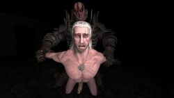 2boys 2males 3d 3d_(artwork) 3d_model bad_end bald bald_man cd_projekt_red clothed_male_nude_male conquered deep_thrust defeat_sex erect_while_penetrated evil_grin evil_wins fucked_from_behind fucked_into_submission fucked_silly game_over game_over_rape gay gay_anal gay_domination gay_sex geralt_of_rivia helpless helpless_male imlerith looking_at_viewer male/male male_focus male_only male_penetrated male_penetrating male_penetrating_male manhandled red_markings scar_on_face screaming sodomy submissive_hero submissive_male the_witcher_(series) the_witcher_3:_wild_hunt used_like_a_toy villain_dom villain_win white_hair wild_hunt yellow_eyes