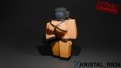 3d 3d_model big_breasts big_butt black_background helmet jumpsuit kristal_rr34 lethal_company roblox