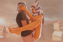 1boy 1girls 3d accurate_art_style ahsoka_tano airress3d_(3d-modeller) alien alien_girl alien_humanoid ass blender carrying carrying_partner clone_trooper clone_wars completely_nude completely_nude_female duo erect_penis erection face_markings facial_markings feet female female_penetrated helmet highres interspecies kaldwin lekku lekku_(anatomy) light-skinned_male light_skin looking_pleasured lucasfilm male male/female male_penetrating male_penetrating_female nude nude_female official_style open_legs orange_body orange_skin penetration penis petite petite_body pleasure_face pussy pussy_lips sex shirt skinny slim small_breasts spread_legs stand_and_carry_position standing standing_sex star_wars suspended_congress the_clone_wars:_season_seven toes togruta vagina vaginal_penetration vaginal_sex watermark