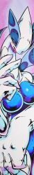 025aki 1girls 2023 abstract_background big_breasts blue_eyes blush blush_lines breasts dated eyelashes featureless_breasts featureless_crotch female female_only female_pokemon furry furry_only generation_2_pokemon half-closed_eyes huge_breasts legendary_pokémon legendary_pokemon looking_at_viewer lugia navel open_mouth pokémon_(species) pokemon pokemon_(species) pokemon_gsc signature white_body