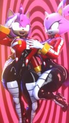 1080p 2girls 3d amy_rose animated big_ass big_breasts big_butt big_eyes blaze_the_cat blender brainwashing cat_ears cat_humanoid cat_tail dr._eggman_(cosplay) eggman_empire eggman_logo enemy_conversion feline female female_only fully_clothed furry gem_on_forehead groping groping_ass groping_breast groping_breasts groping_from_behind hand_on_pussy hedgehog hedgehog_humanoid hi_res highres hypnosis latex latex_clothing latex_suit latex_thighhighs leg_up male_character_(cosplay) mind_control mobian_(species) mobian_cat mobian_hedgehog mp4 no_sound palisal pink_body pink_fur pink_pupils purple_body purple_fur salute sega small_waist smile sonic_(series) sonic_rush sonic_the_hedgehog_(series) video