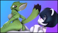 3d anal anal_sex anthro carol_tea feline female female_protagonist freedom_planet freedom_planet_2 futa_on_female futanari galaxytrail jollyferret neera_li nude nude_female panda video_games wildcat