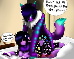 anthro aurora canine feline fur furry leopard merric moan polkatart sex style