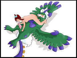 69 alternate_form avian bird blush fellatio female happy happy_sex hikozarulove human interspecies male oral oral_sex pokemon pokephilia sex skyla_(pokemon) straight tornadus