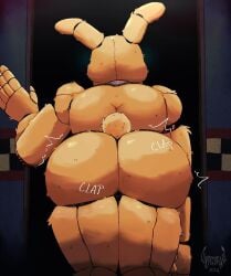 anthro ass ass_clapping ass_focus ass_shake back_view bending_over bent_over bunny bunny_ears butt corpsedhare ear fazbear_frights five_nights_at_freddy's five_nights_at_freddy's:_fazbear_frights five_nights_at_freddy's_fazbear_frights fluffy fluffy_ears fluffy_tail from_behind fur furry hips humanoid into_the_pit legs male male_only monster pit_spring_bonnie_(fnafitp) presenting presenting_ass presenting_hindquarters rabbit solo solo_focus spring_bonnie spring_bonnie_(fnaf) tail thick_thighs thighs waist