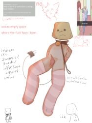 ??? armwarmers collar_and_leash femboy i_guess lampert_(regretevator) regretevator roblox roblox_game robloxian self_upload semilu tagme tail thighhighs