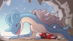 ambient_bird anthro anthro_on_feral anthro_penetrating anthro_penetrating_feral avian bird blue_body bodily_fluids cave drooling duo female female_on_top female_penetrated feral feral_penetrated flippers from_front_position fur generation_1_pokemon herpydragon hi_res lapras larger_female larger_feral larger_on_top larger_penetrated long_neck looking_pleasured lying male male/female male_penetrating male_penetrating_female nintendo on_back on_top open_mouth penetration penile penile_penetration penis_in_pussy pokemon pokemon_(species) red_body red_fur reverse_missionary_position saliva sea sex shell size_difference smaller_anthro smaller_male smile spiked_shell spikes spikes_(anatomy) tongue tongue_out vaginal_penetration vaginal_penetration water zoophilia