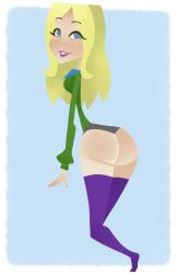 ass bubble_butt busty dawn_(tdi) female female_focus female_only hourglass_figure pinup pinup_pose tagme total_drama_island trashnougat wide_hips