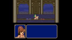 1boy 1girls 2d ahe_gao ass_grab blonde_hair breasts breasts_out brown_hair castle cleavage clothes_on_floor consensual cum cum_in_pussy cum_inside dialogue dialogue_box doggy_style edited_official_artwork female fire_emblem fire_emblem:_mystery_of_the_emblem fucked_silly game_ui green_hair hair_band happy happy_sex hazel_eyes heart-shaped_pupils horny_female human linde_(fire_emblem) long_hair love_eyes merric_(fire_emblem) mp4 music naked naked_female nintendo nipples_out_of_frame nude nude_female official_art pink_eyes pixel_art ponytail portrait pussy rolling_eyes romantic sex sex_from_behind smile smiling snes sound sprite style_parody tagme theevilfallenone throne throne_room tongue tongue_out video